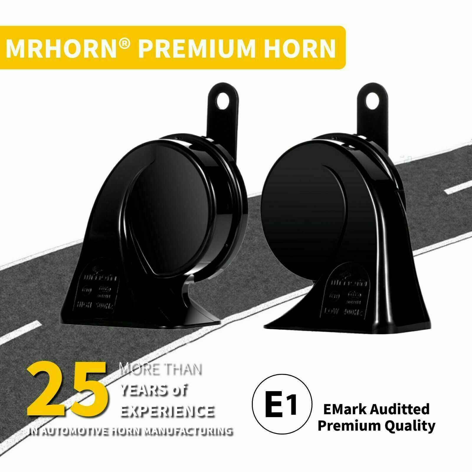 for JEEP GRAND CHEROKEE COMPASS WRANGLER RENEGADE 12v Premium Electric Horns 2PC