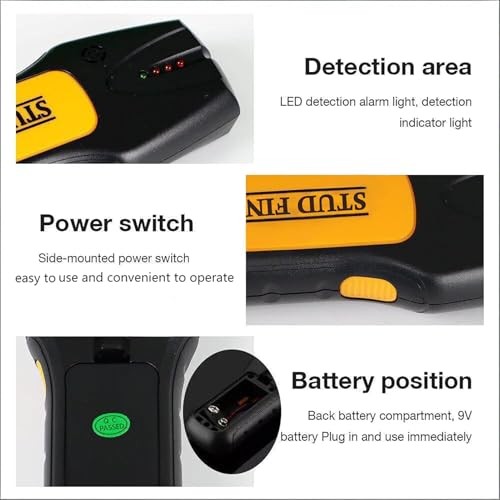 3 in 1 Multifunctional Stud Finder Wall Scanner – Center Detector