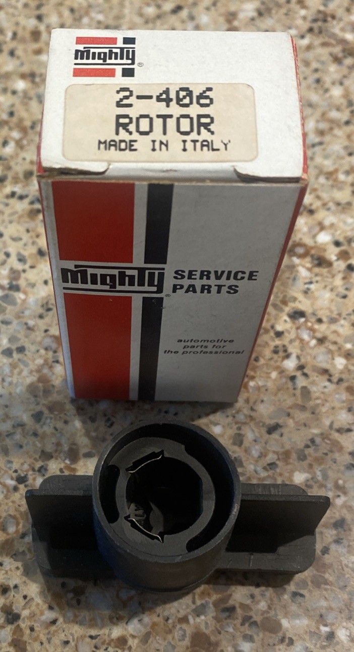 Mighty Auto Service Parts ~ Distributor Rotor 2-406  ~ New Old Stock