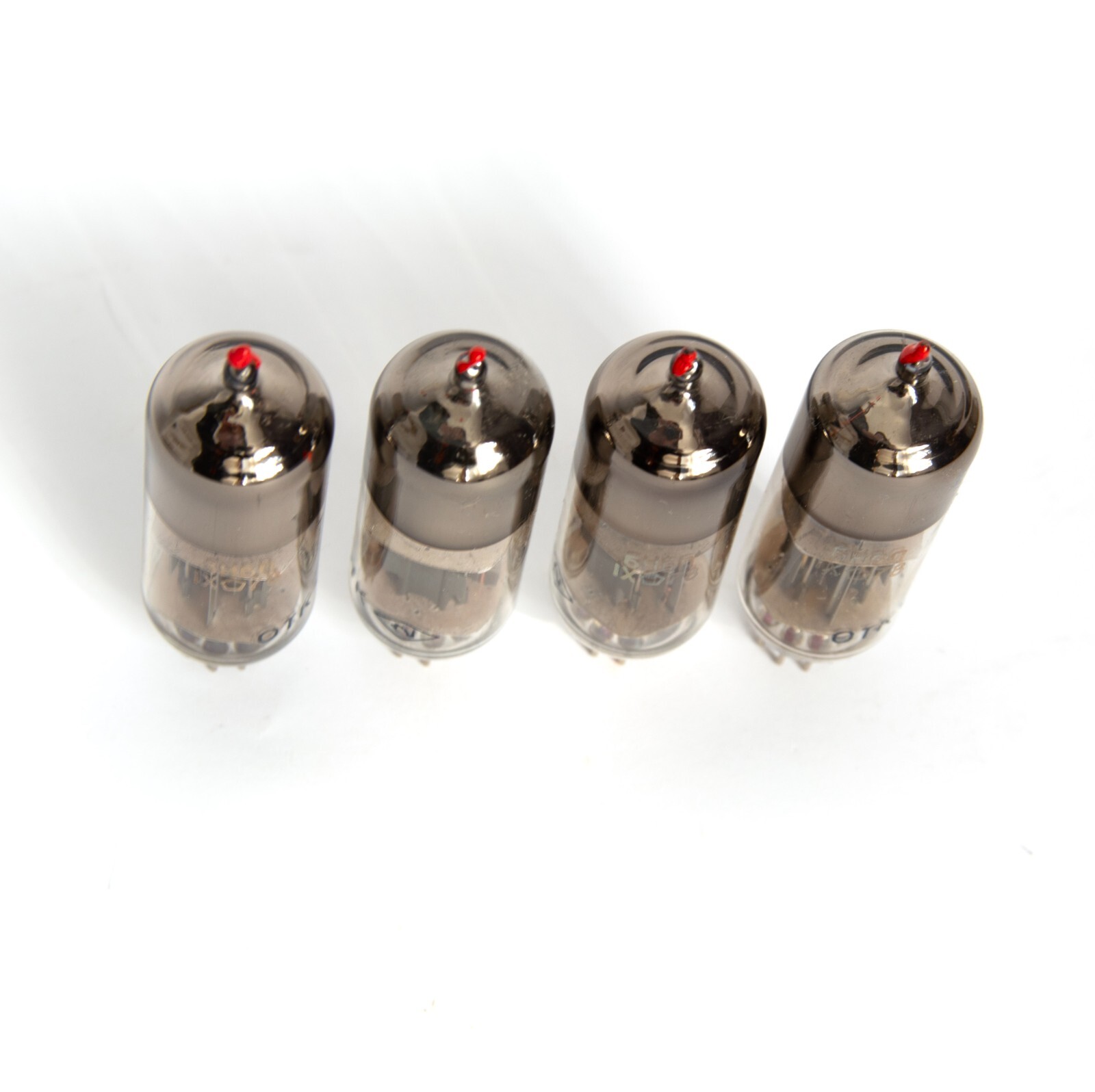 MATCHED PAIR 6N6P RED-TIP (6N6 / 6Н6П Ecc99/ E182cc) Double Triode