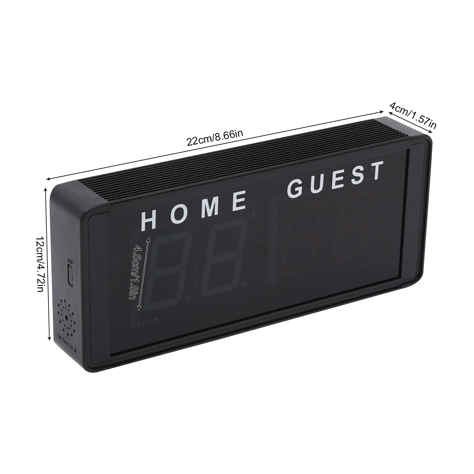 Modern Portable Tabletop Electronic Digital Scoreboards, Led Scoreboard Black