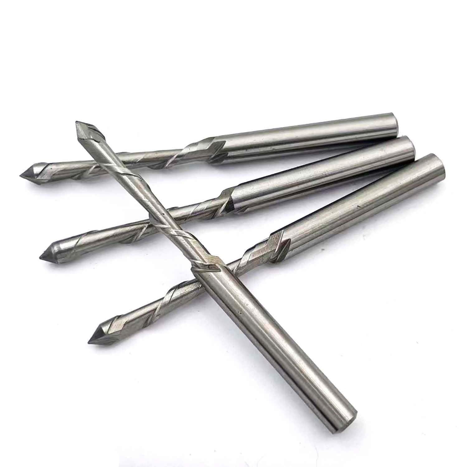 12Pcs 3/16" Drywall Cut Out Bit GuidePoint Cutout Router Bit Rotary Tool Saw Bit