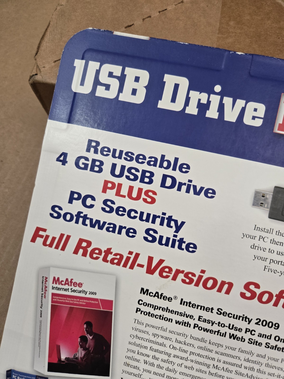 Pc Security Software Suite 4GB Reusable USB DRIVE PLUS