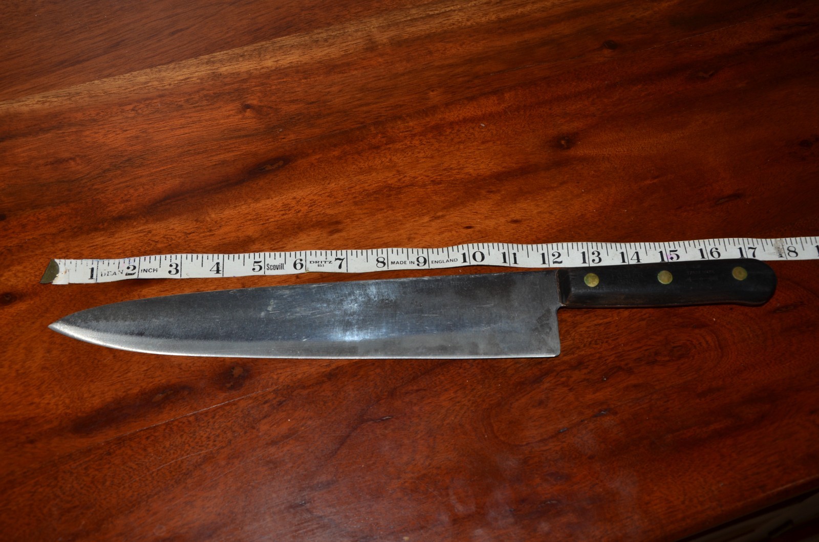 Antique 1950's Foster Bros Chef's knife Arrow Logo