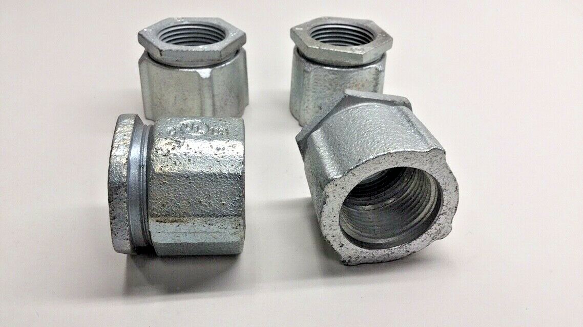 Fitting CH-1 Electrical Conduit Connector Fitting (Pack of 4) 1"npt Galvanized
