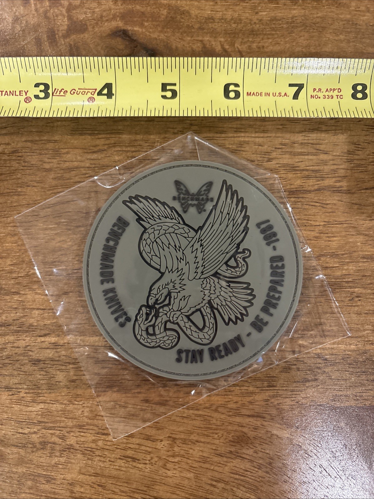 SHOT Show 2026 Benchmade Knives Patch "Stay Ready - Be Prepared." Free Shipping!