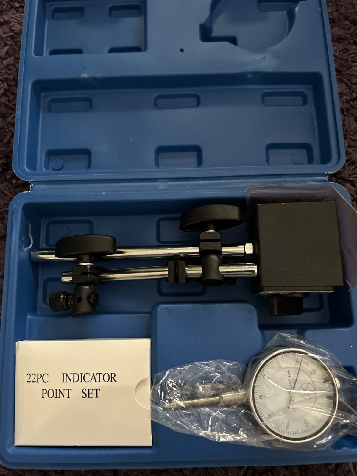 Cornwell Tools Dial Indicator Base And Indicator New