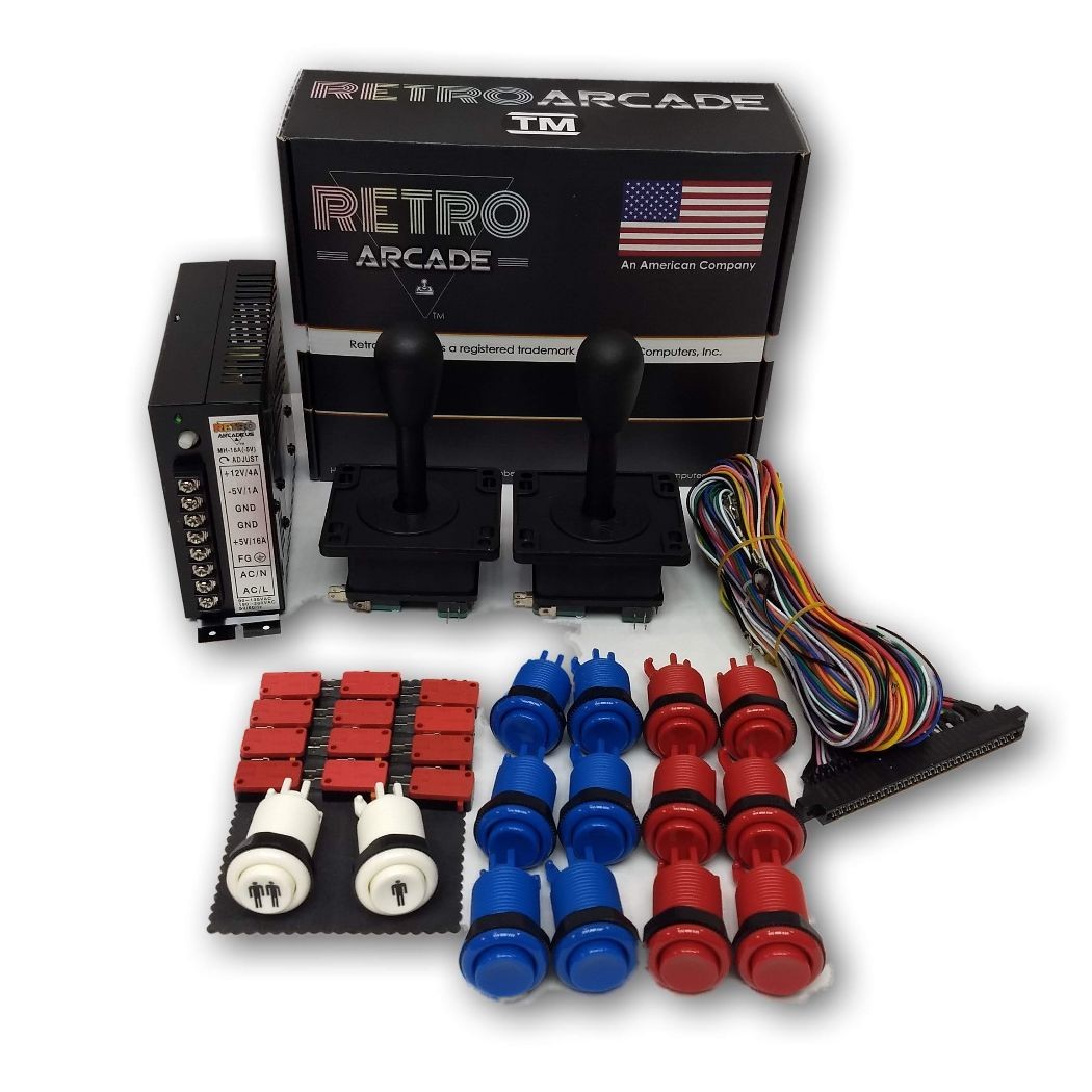 Jamma 750-IN-1 Mame, Retro PI Classic Arcade Multicade cocktail game control kit