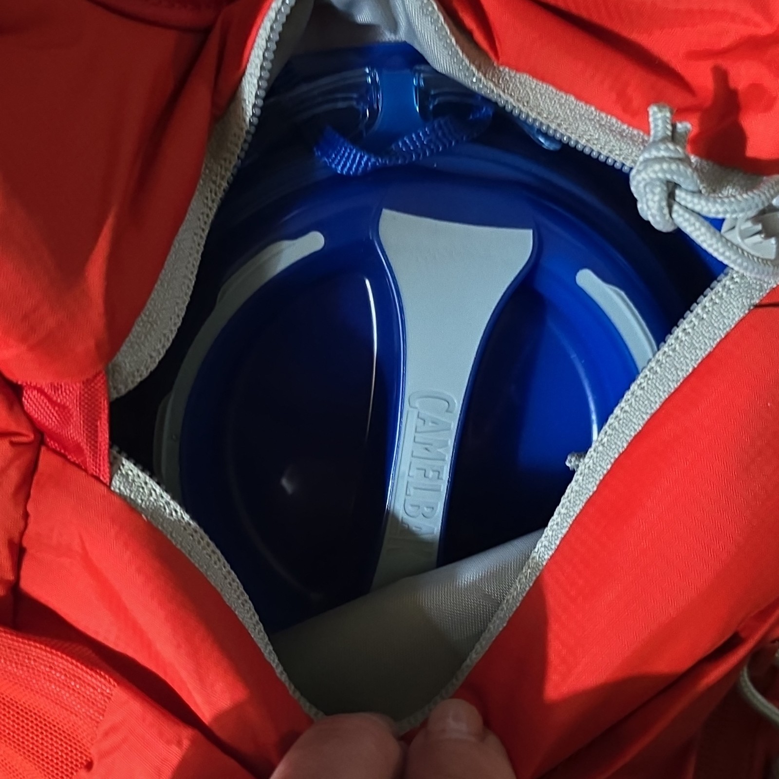CamelBak Rogue Light 2L Red/Gray/Blue Hydration Backpack, Harness Adj Size