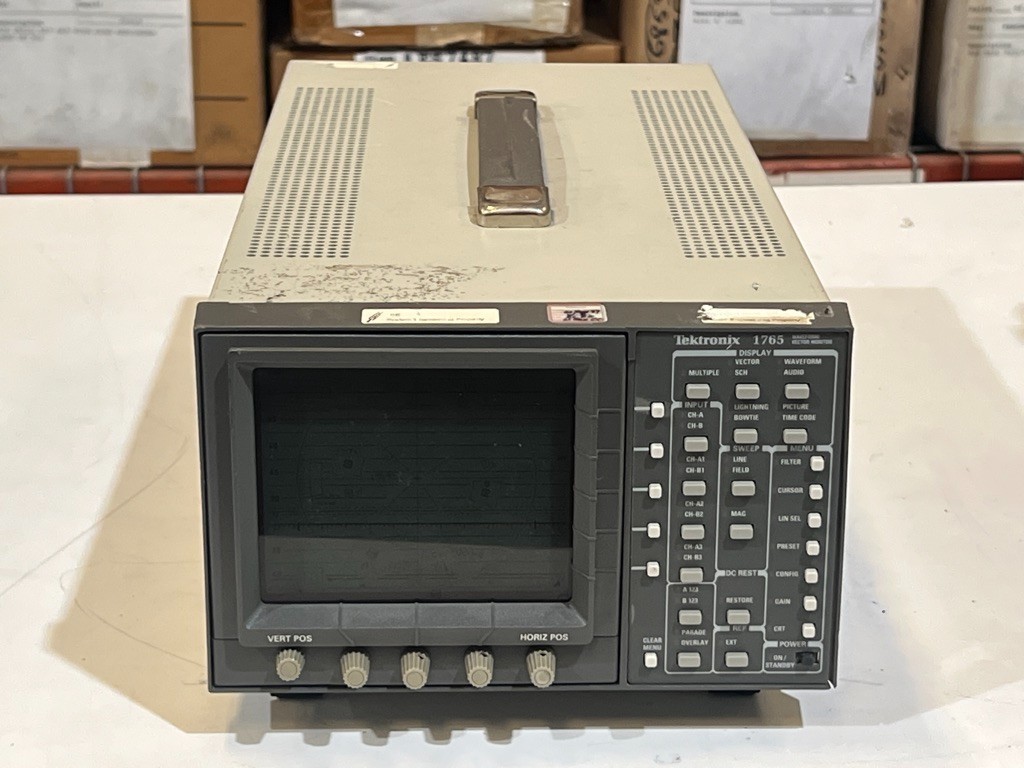 Tektronix Model 1765 Waveform / Vector Monitor - NTSC Video - AS-IS