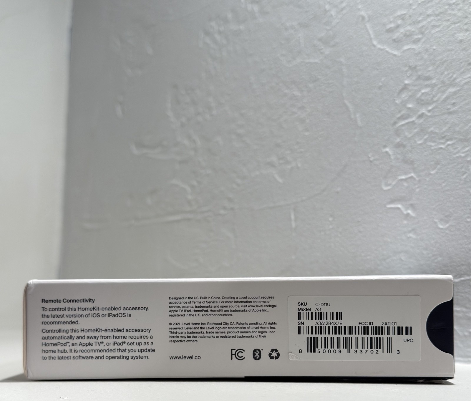 Level Bolt Smart Deadbolt Invisible smart lock (Apple HomeKit, Google, Alexa)