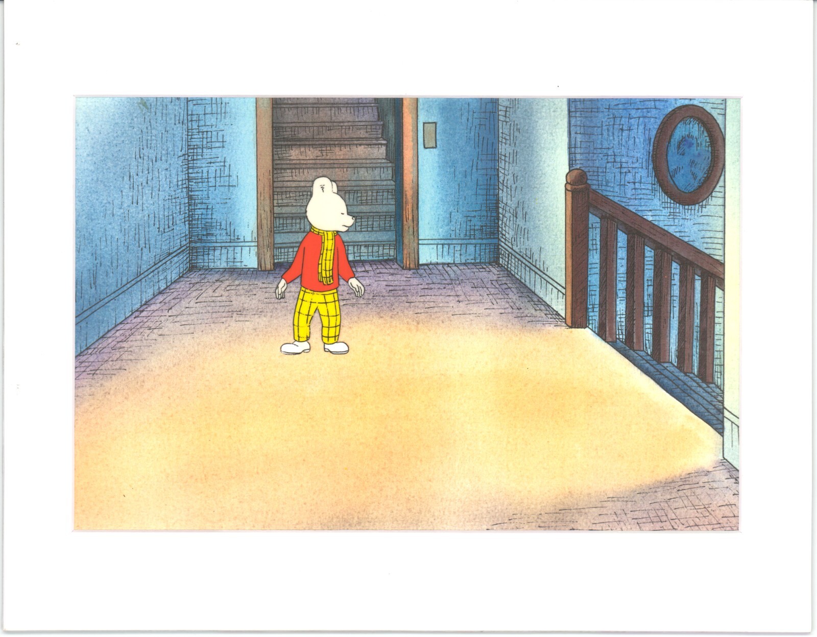 RUPERT Bear Production Animation Cel from Nelvana Tourtel 1990s 8-298