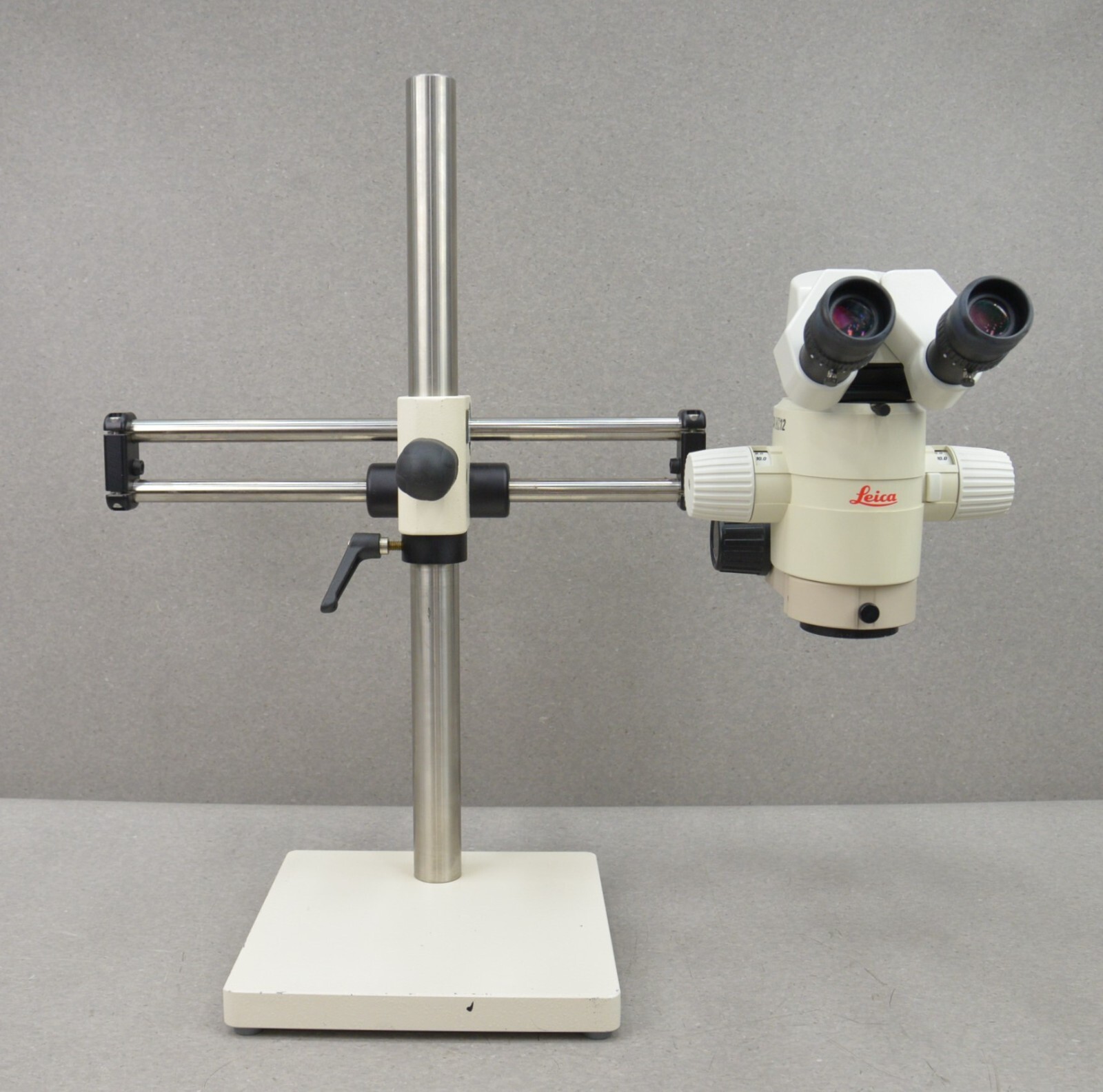 Leica MZ12 Binocular Stereo Zoom Microscope on Diagnostic Instruments Boom Stand