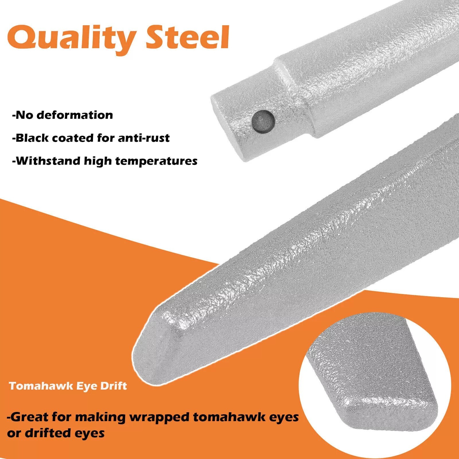 Blacksmith Tomahawk Eye Drift/Mandrel Blacksmith Tool Axe/Hammer Eye Drift Tool.