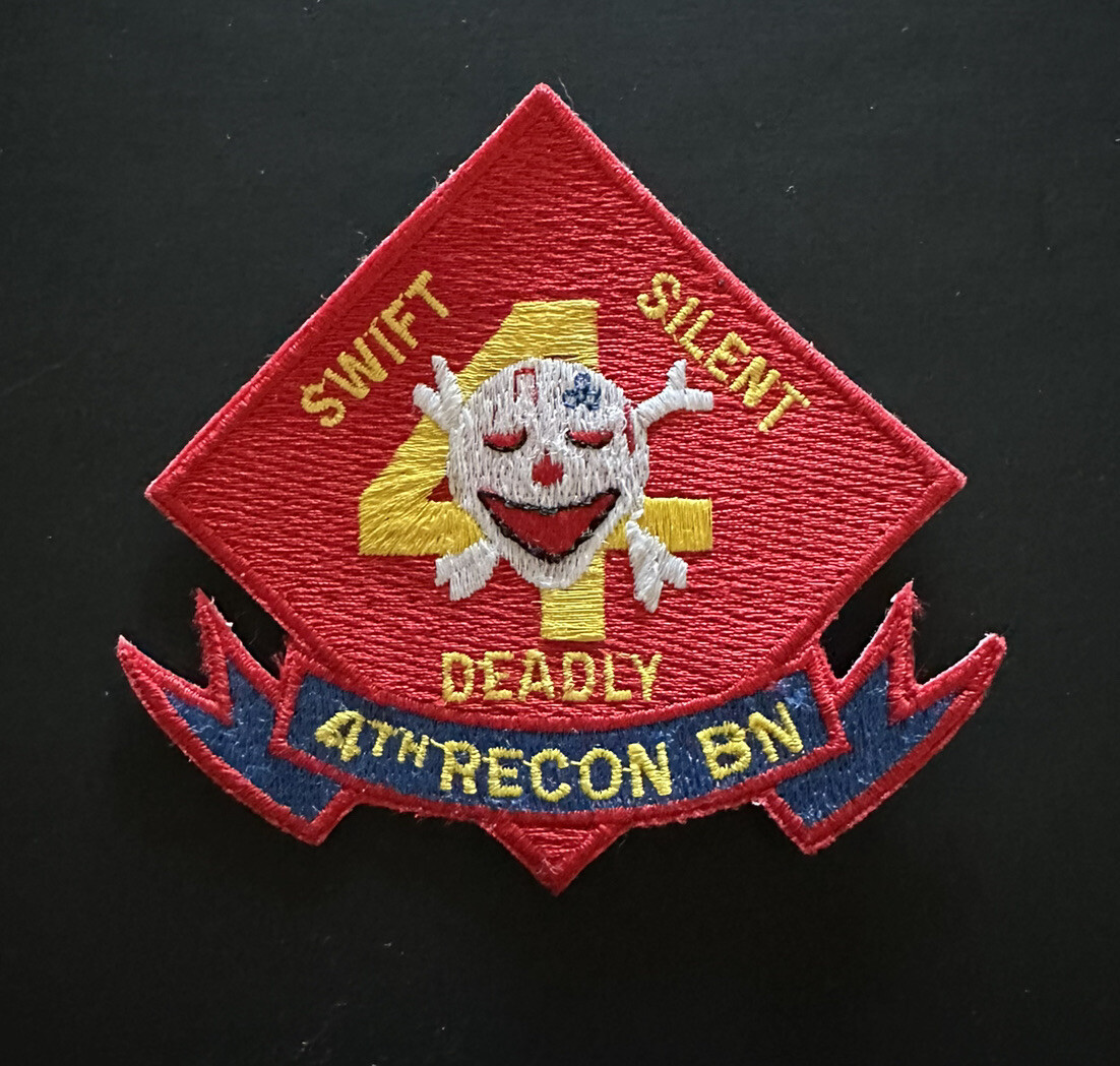 USMC 5th Recon BN Patch Swift Silent Deadly Skull Patch