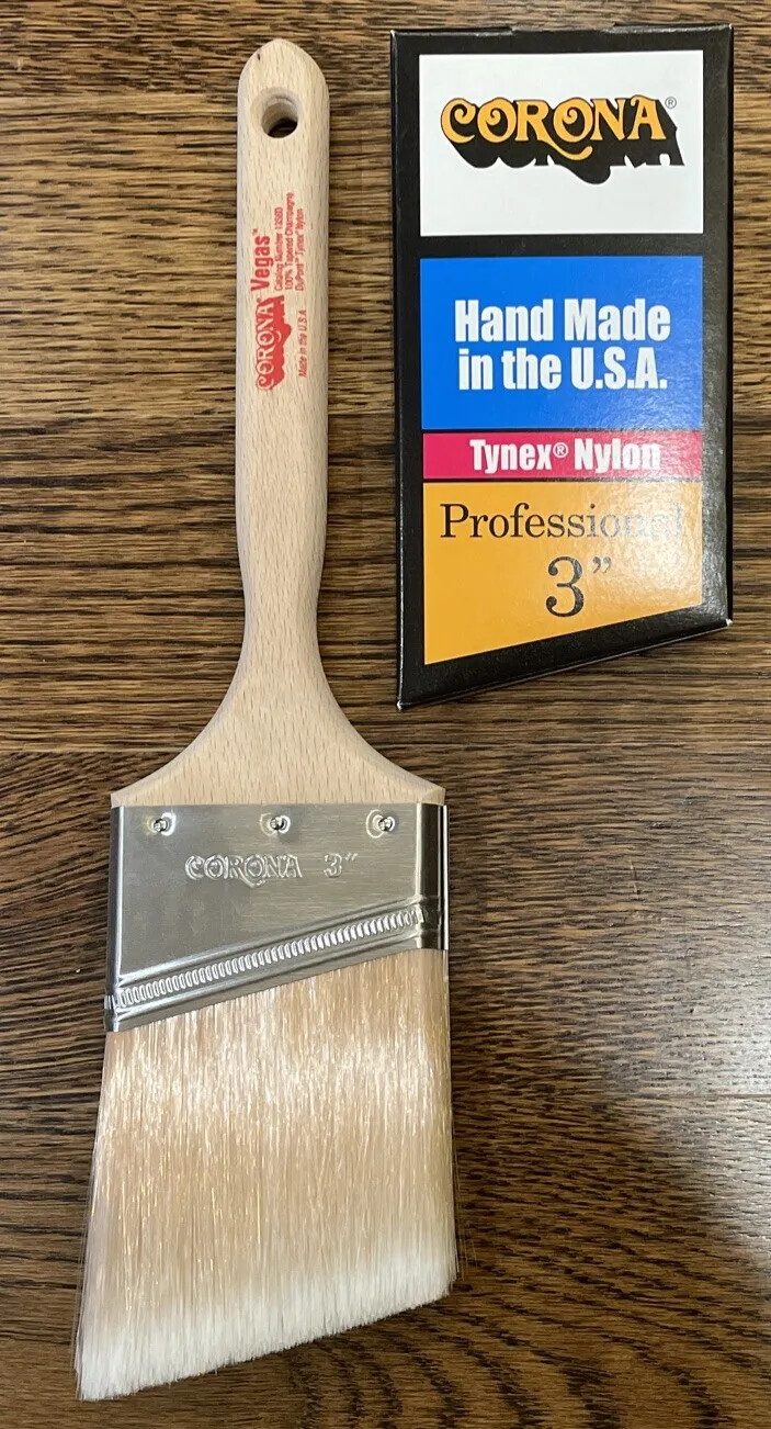 Corona Vegas Champagne Nylon Angular Paint Brush