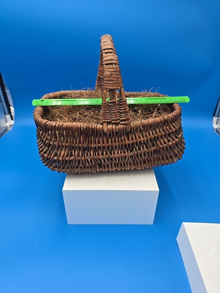 Wicker Gathering Basket