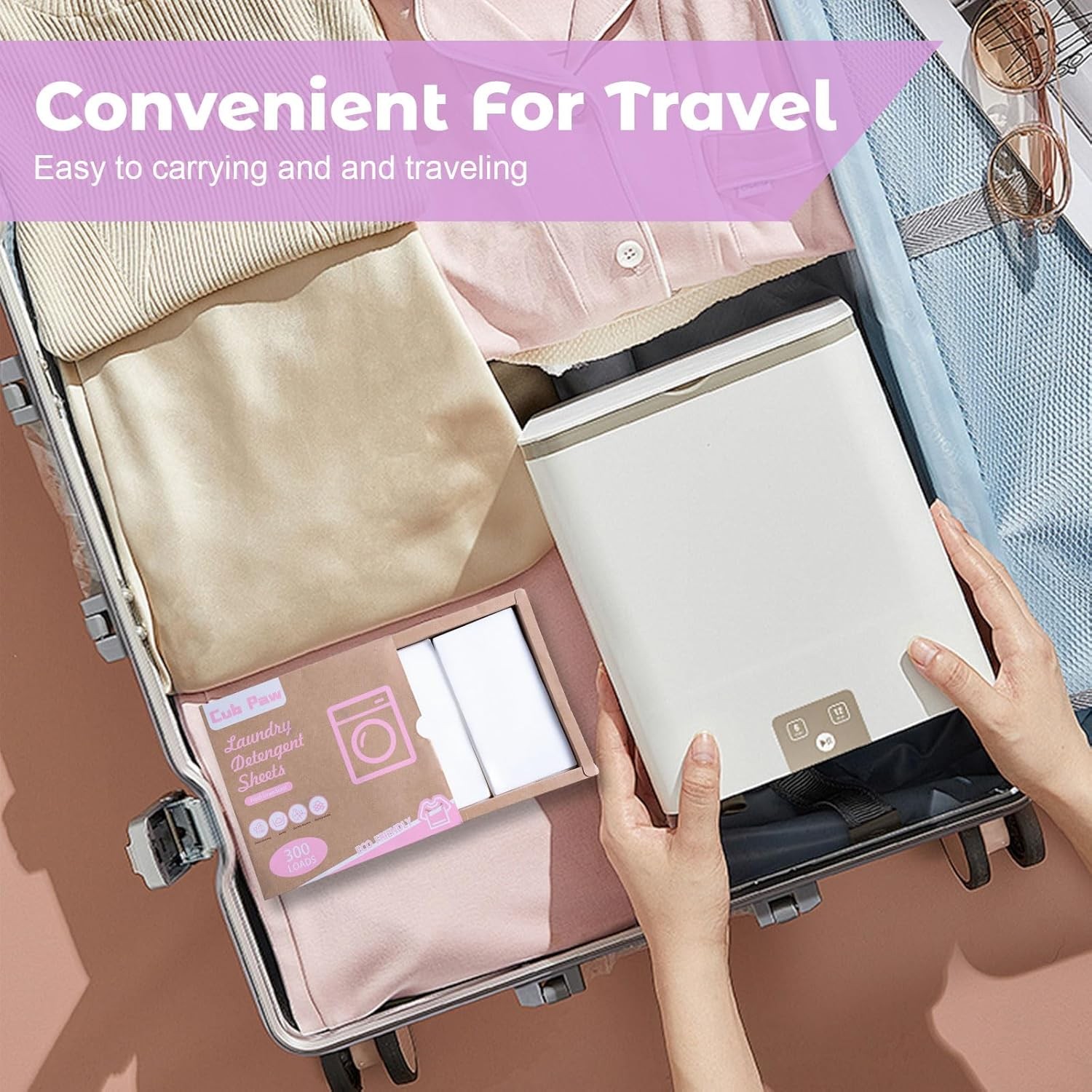 Laundry Detergent Sheets, Travel Sheets 300 Loads...