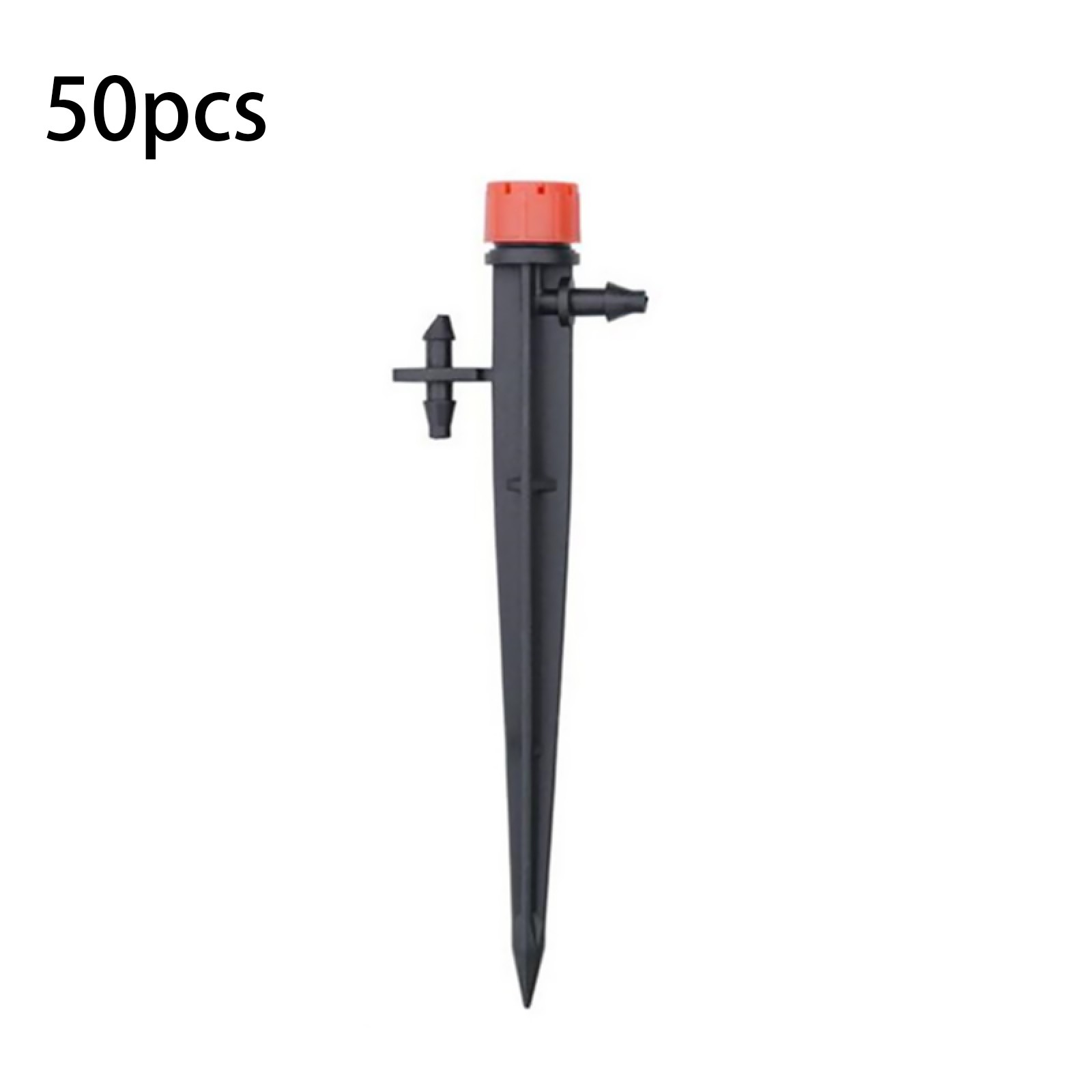 50* Adjustable Water Flow Irrigation Drippers On Stake Emitter Drip Sprinklers d
