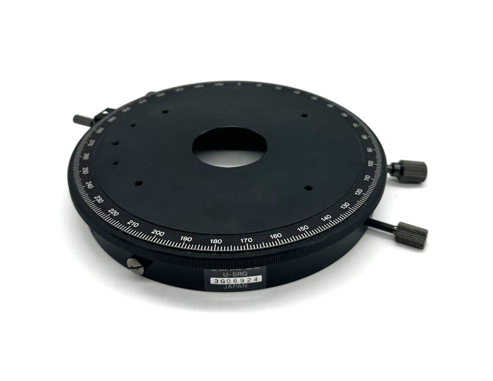 Olympus Microscope U-SRG Circular Rotating Microscope Stage
