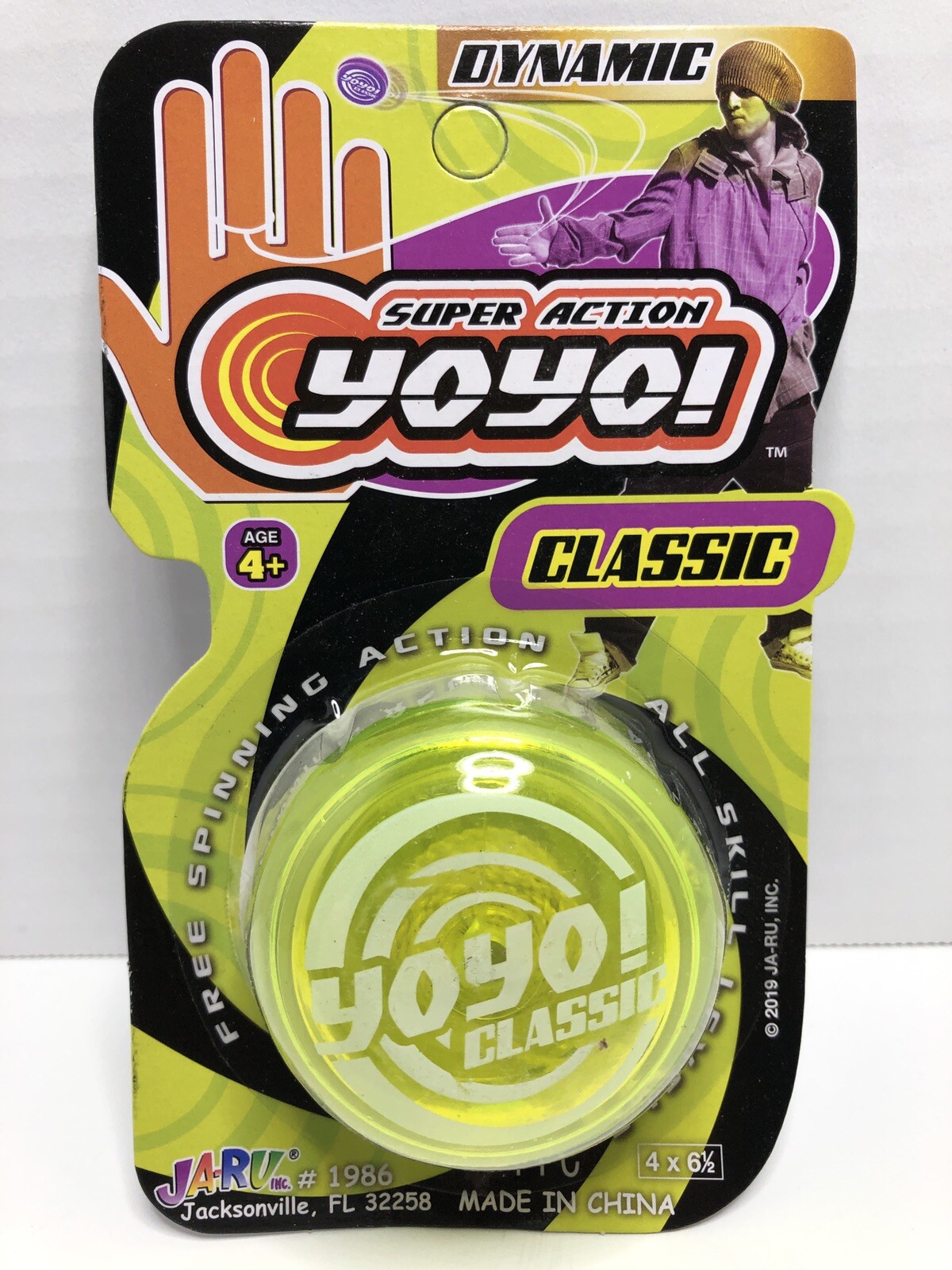 Yo-yo Dynamic Super Action Classic Yellow Ja-Ru