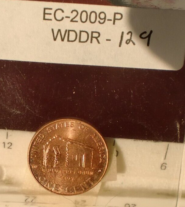 2009P Lincoln WDDR-129  Early childhood Doubled Die Error Cent