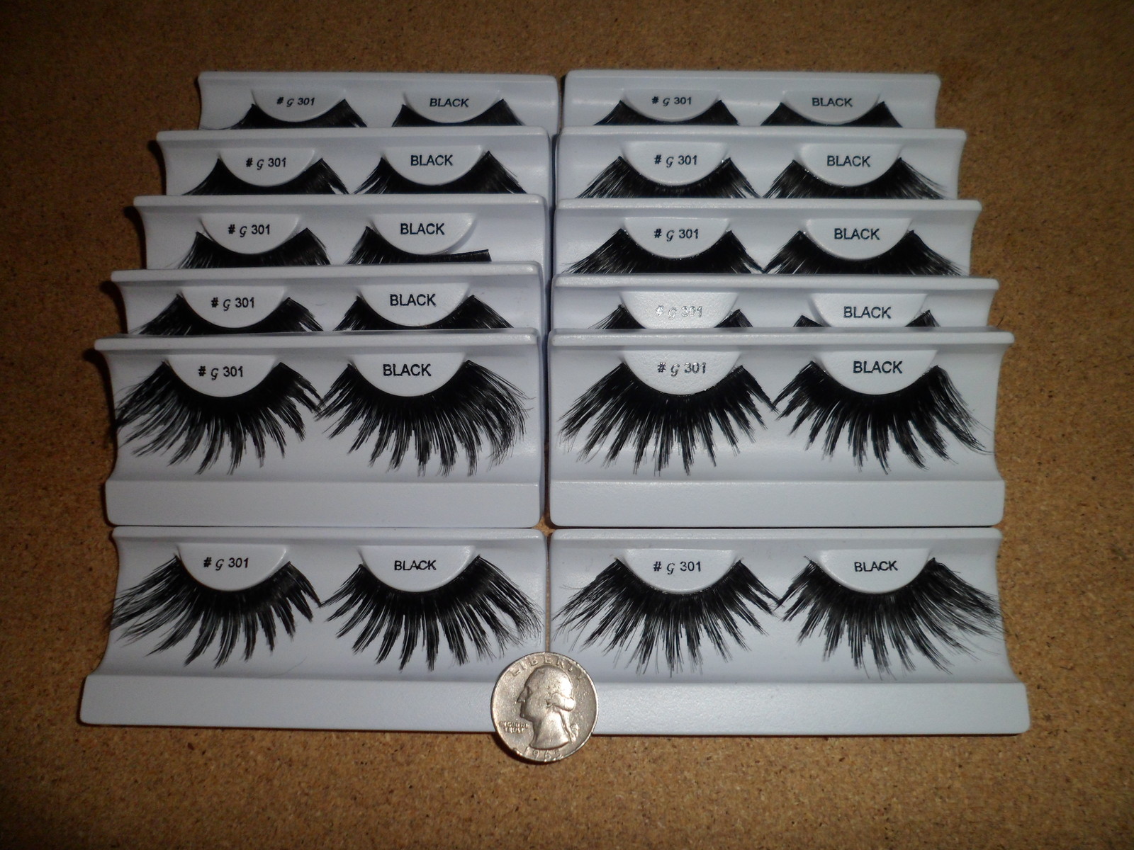1 Dozen # 301 Extra Large Spikey False eyelashes Drag Queen Cross Dresser Dancer