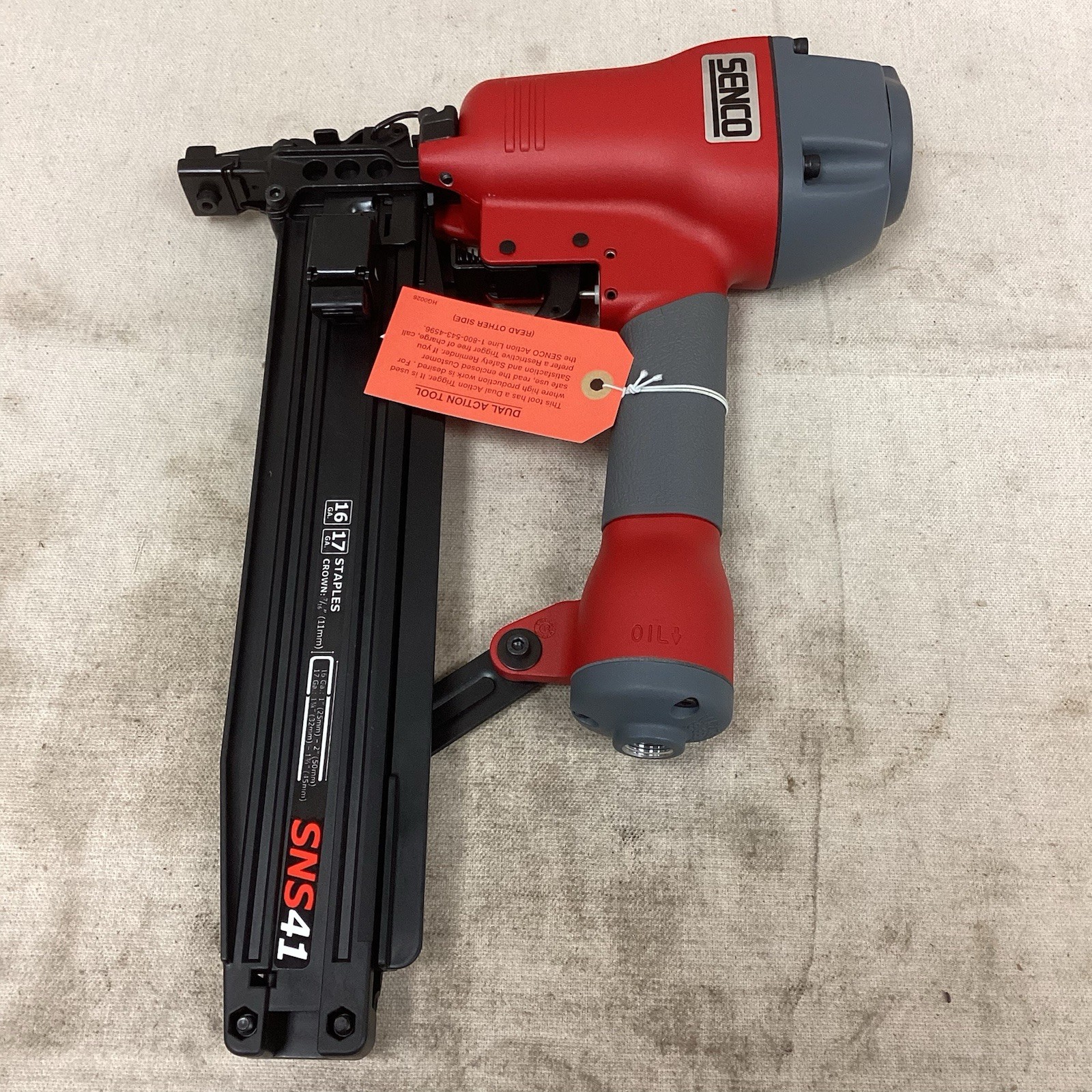 SENCO SNS41 Staple Gun 7/16" Staple Wd 16-17ga 1-2" Staple Lg