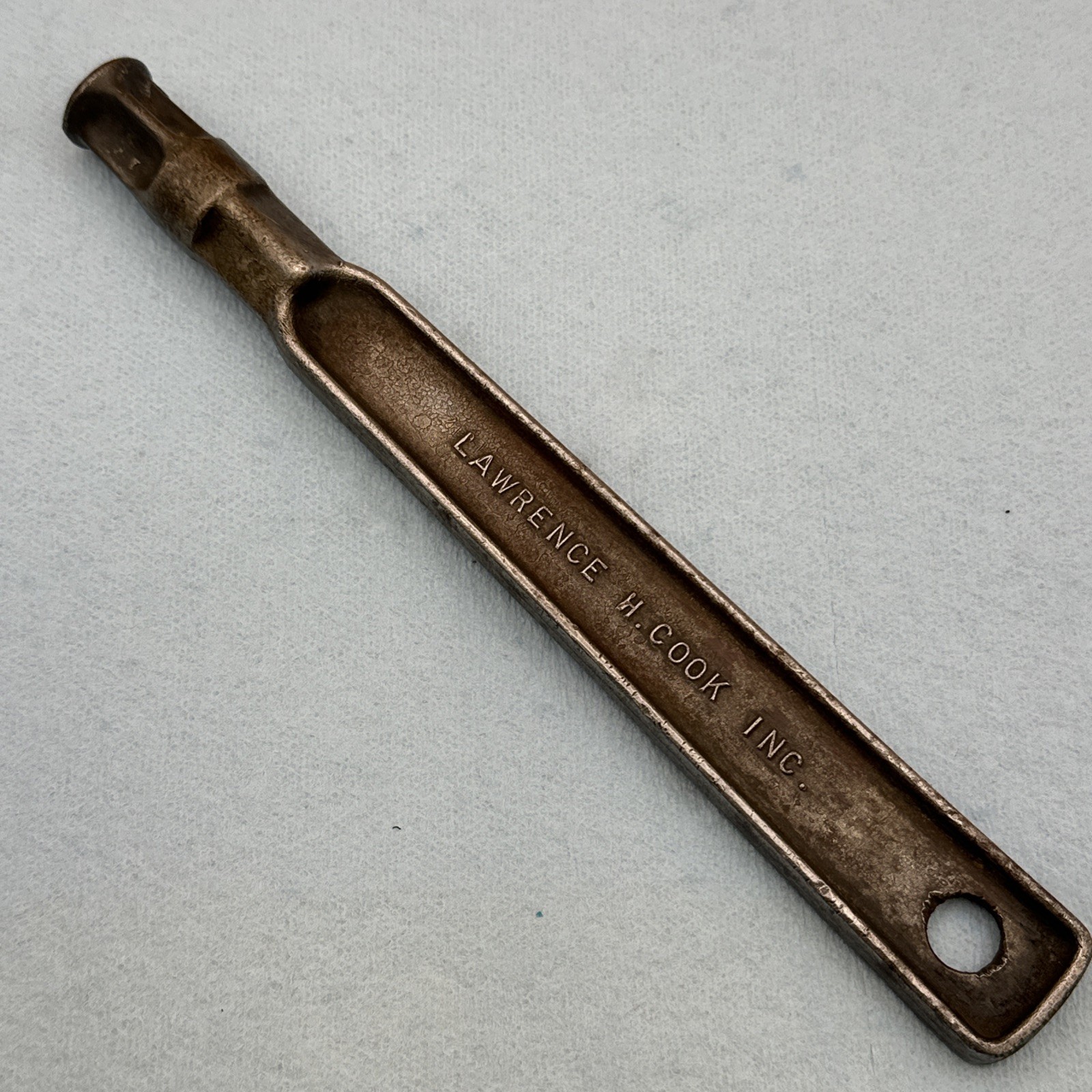 Vintage Lawrence H Cook Inc Lead Hammer Handle East Providence USA
