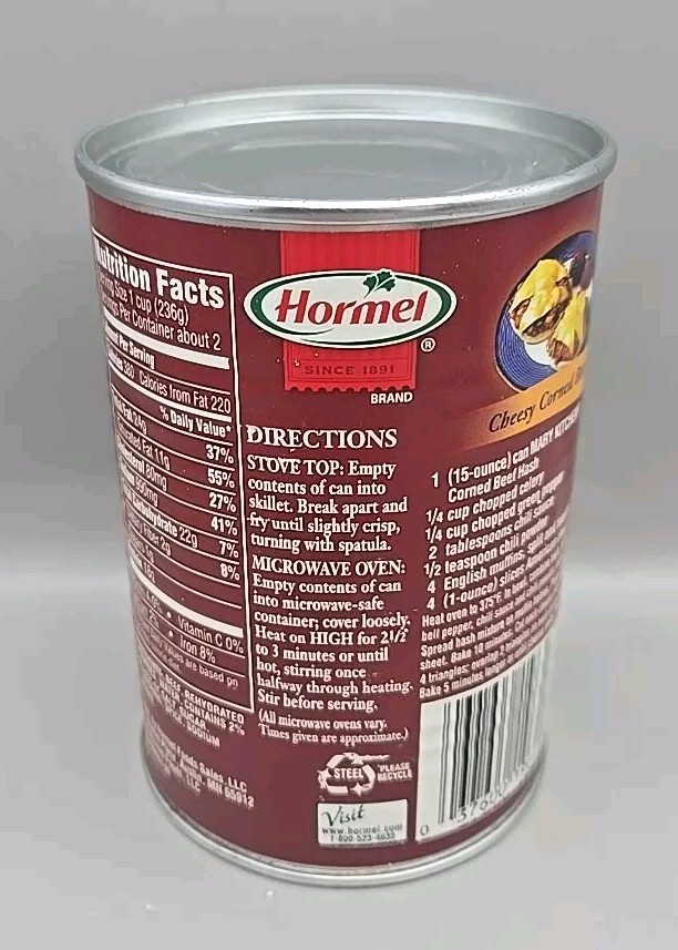 Secret Safe Hideaway Stash In Hormel Mary Kitchen Corned Beef Hash Realistic Can