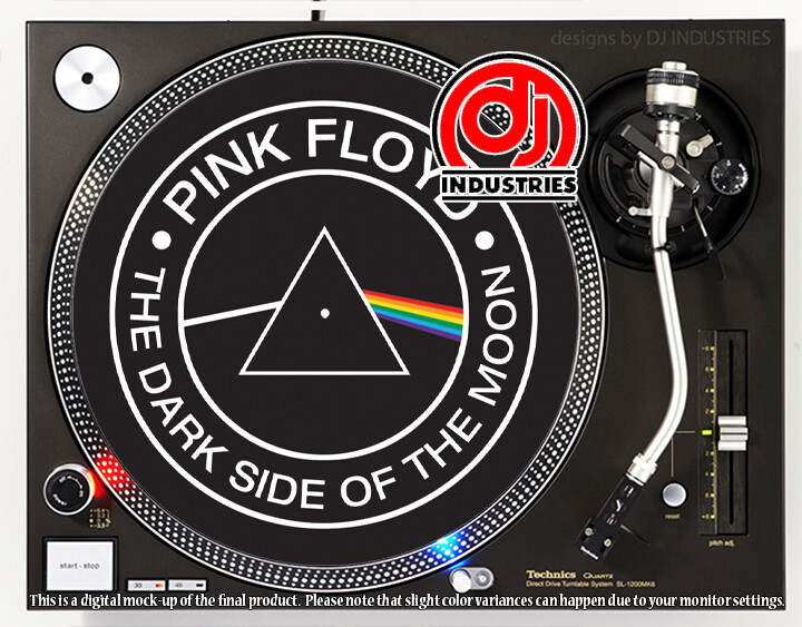 Pink Floyd DSOTM #1 - 7"-12" DJ slipmat for LP turntable record player