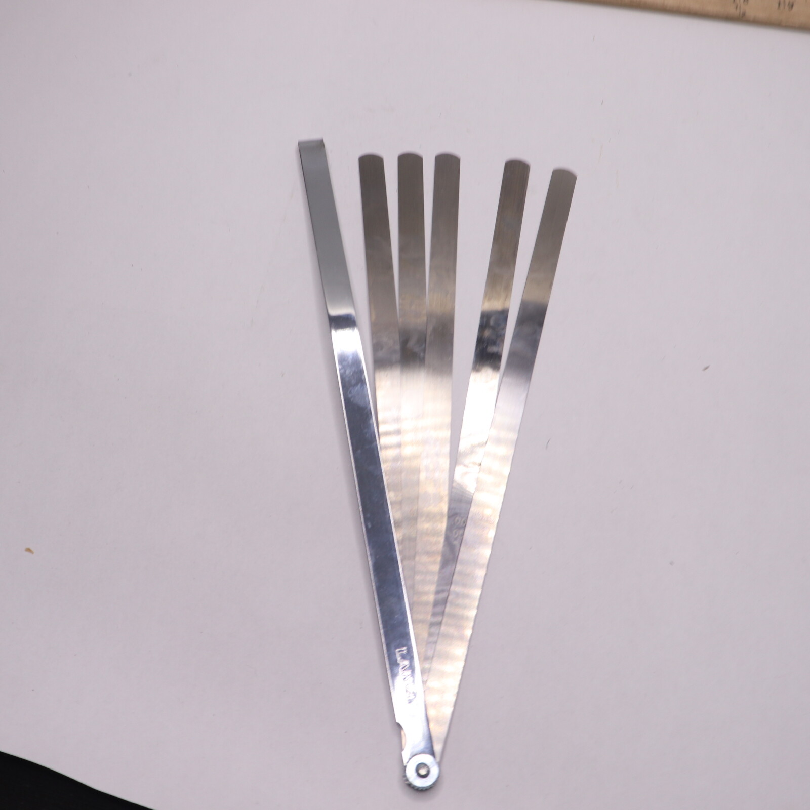 Lang 8 Blade Feeler Gauge 12" x 1/2" 8-12MC