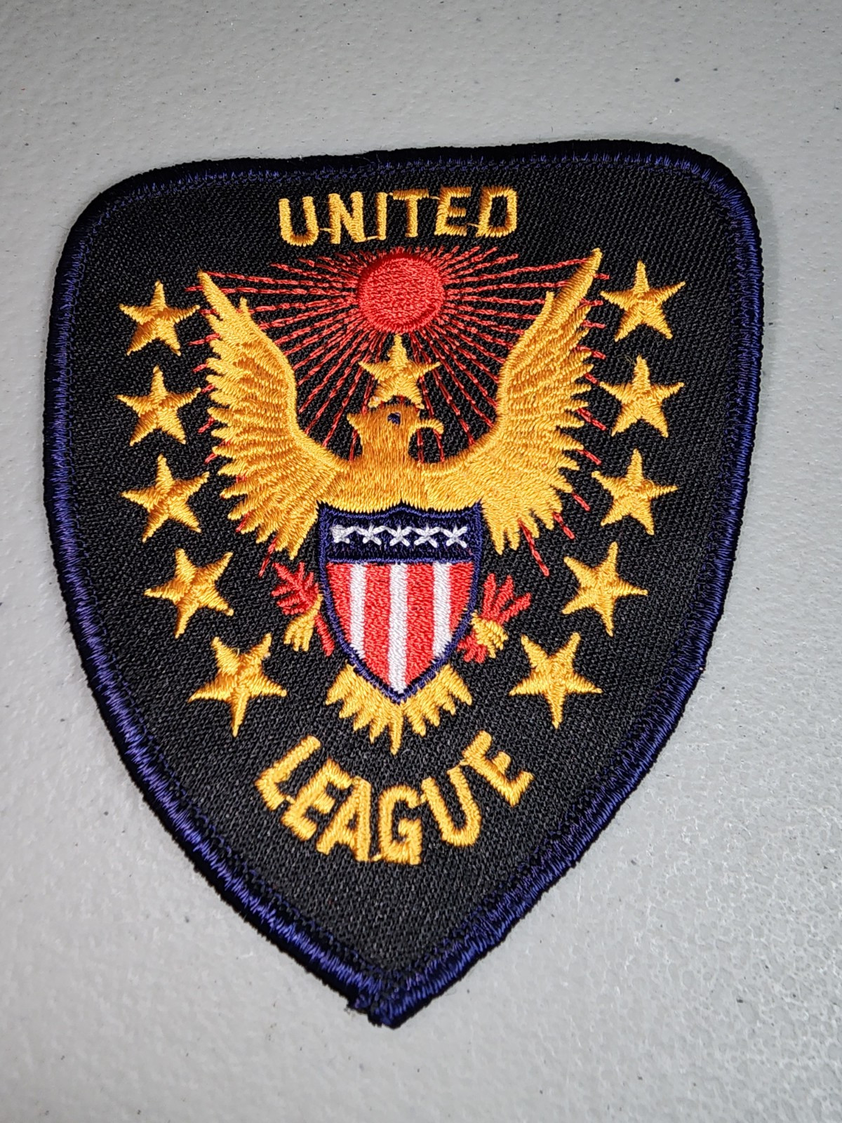 United League Embroidered Patch 3.5" x 4" Sew On or Iron On Free Shipping