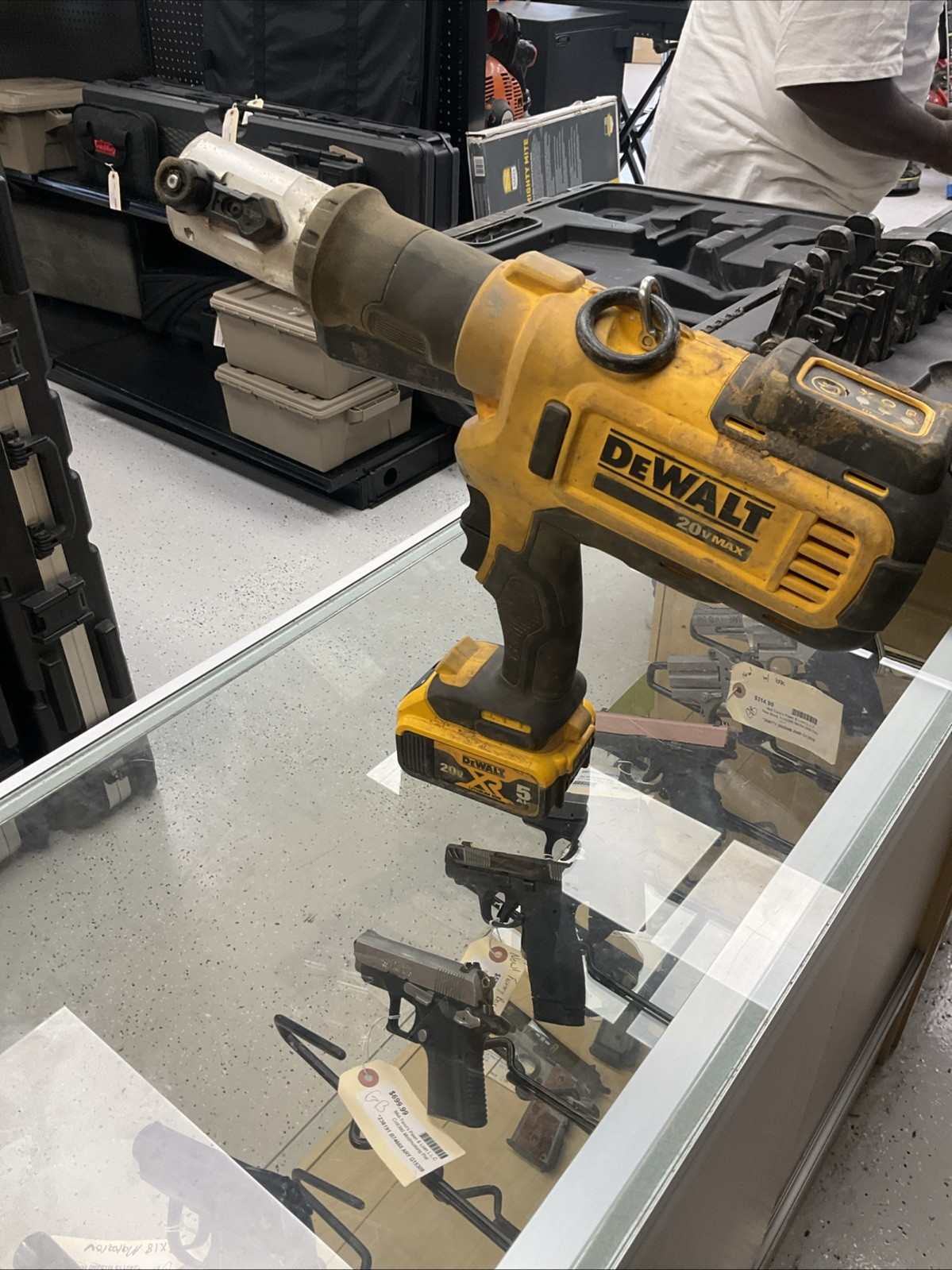 Dewalt DCE200 Crimping Press Tool Kit 237062