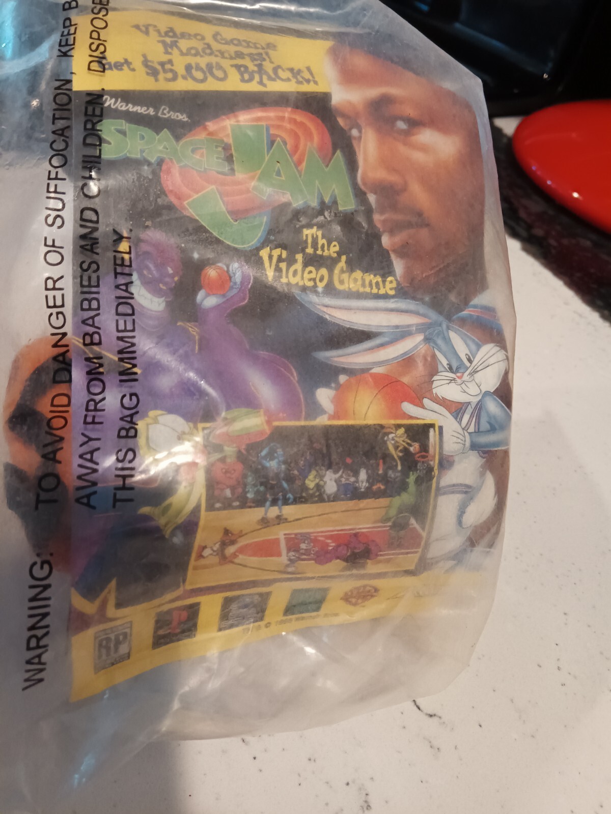 1996 McDonald's SPACE JAM NERDLUCKS Plush Dolls *New Sealed T49