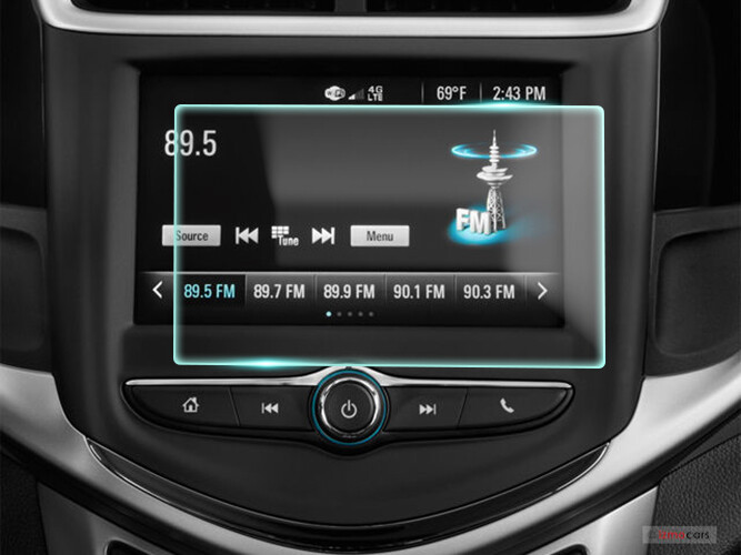 Crystal Clear Screen Protector for 2019 Chevrolet Sonic 7in Vehicle Navigation
