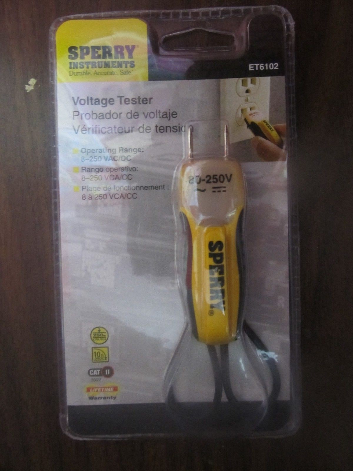 Sperry Instruments Voltage Tester #ET6102 NEW