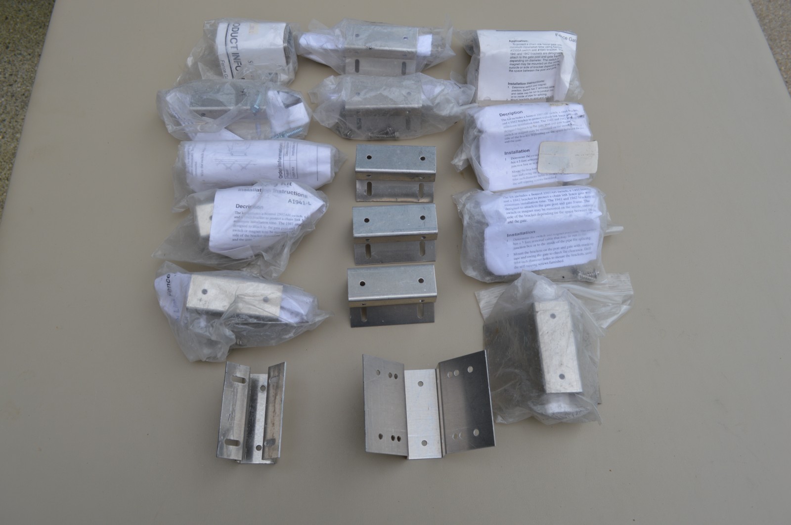 Sentrol Gate Contact Mounting Brackets
