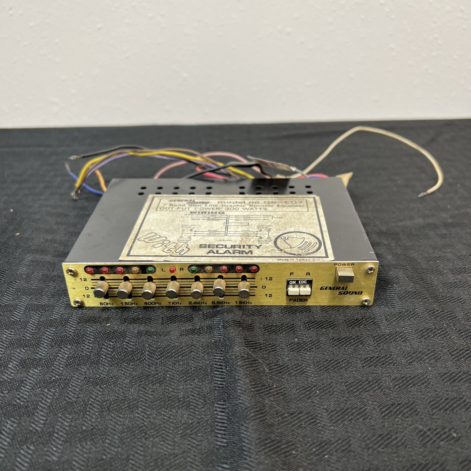 General Sound  Equalizer - As Is