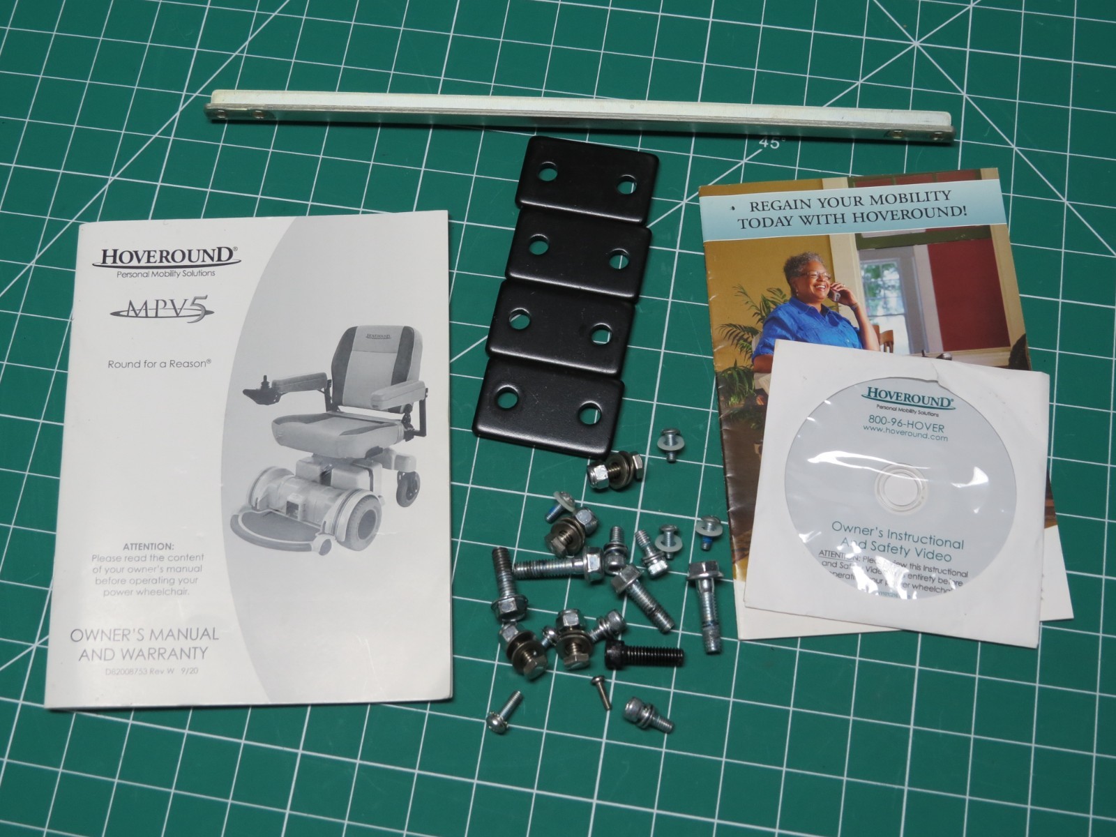 OEM Hoveround MPV5 Owners Manual, Screws, Bolts, Seat Parts Look!