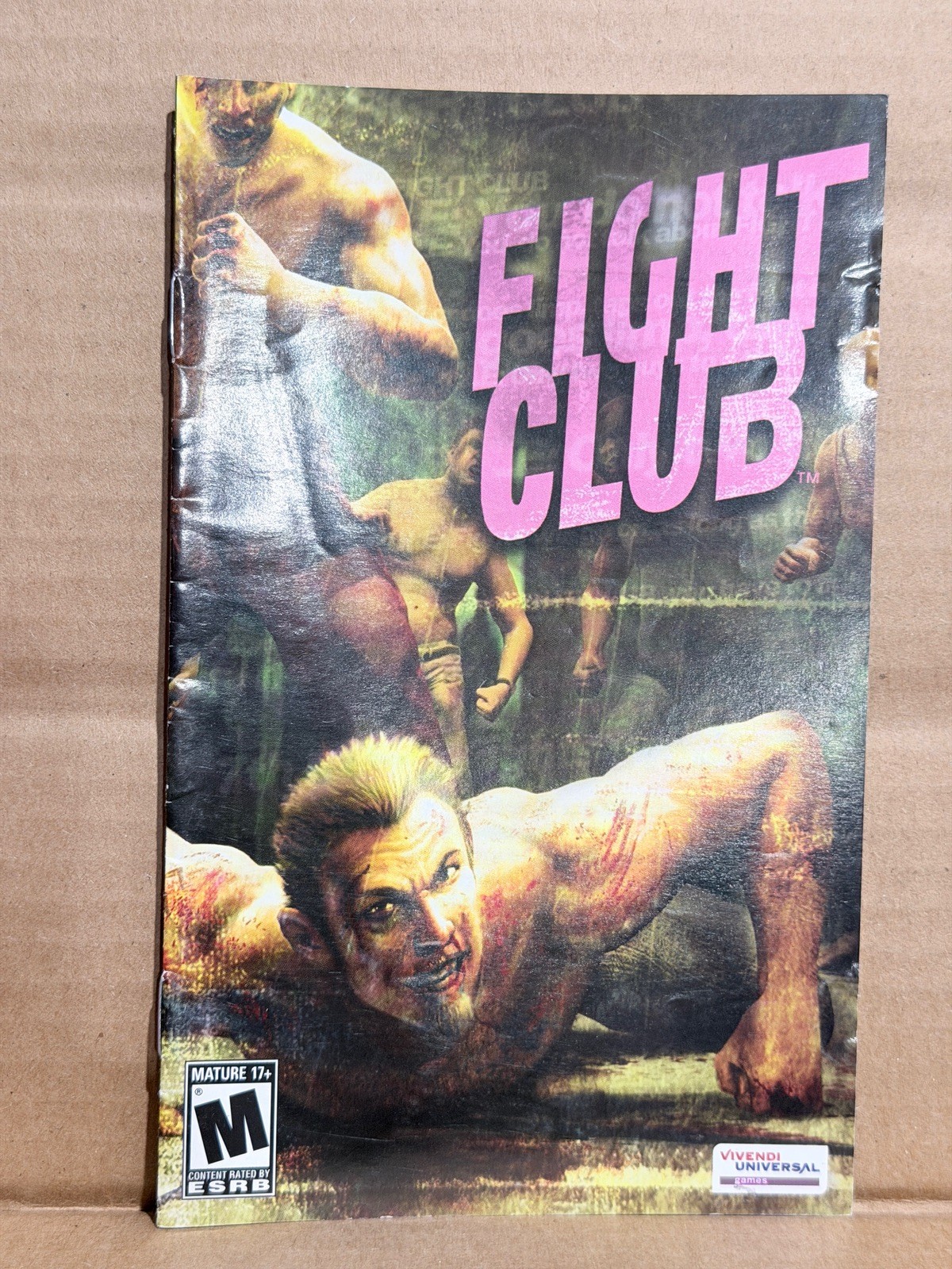 Fight Club Sony PlayStation 2  Game Manual Booklet Only No Game
