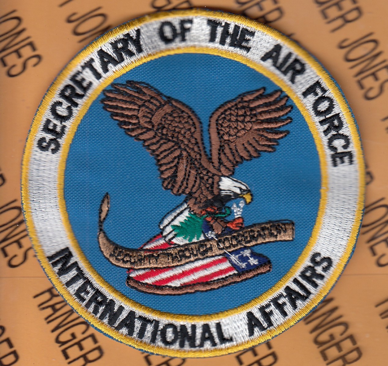 USAF Secretary of the Air Force International Affairs SECAFIA ~4" patch c/e