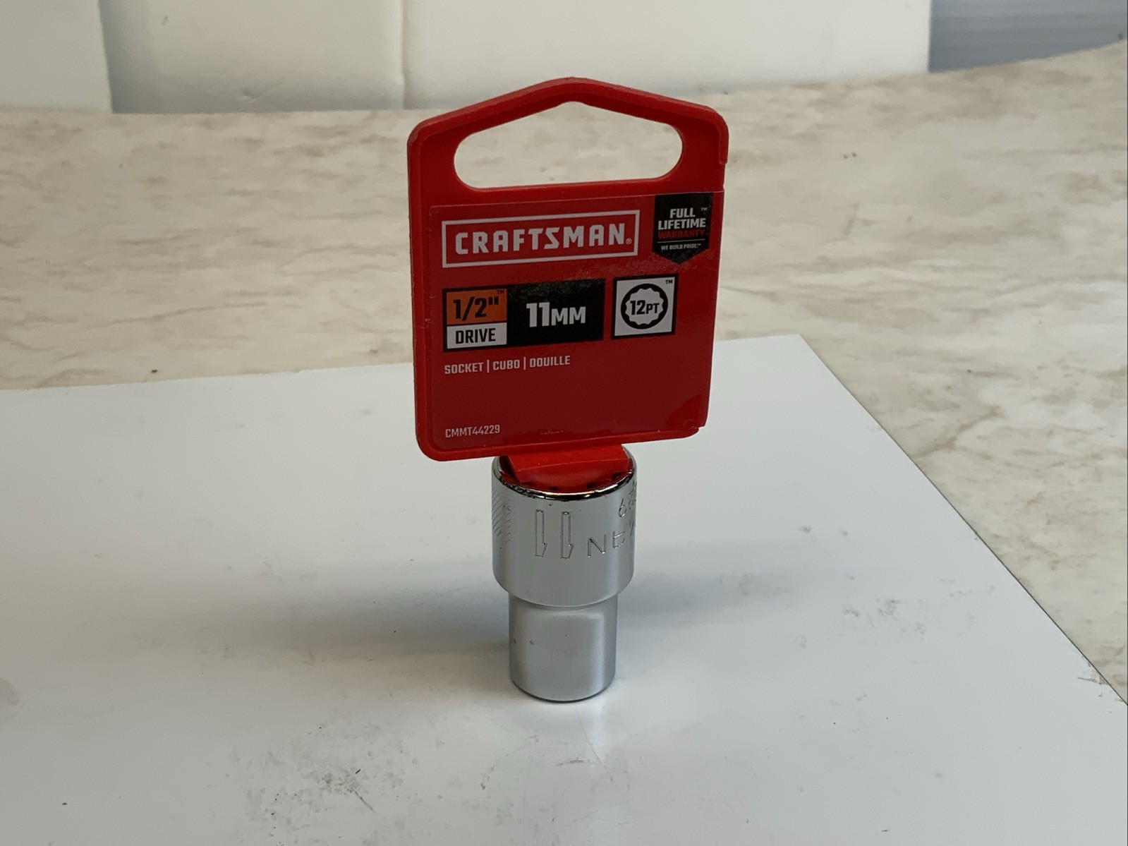 Craftsman CMMT 44229,  11mm  1/2 Drive 12pt Metric Socket, CMMT Series  - NWT