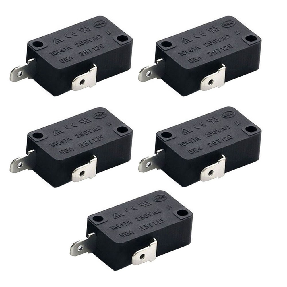 5PCS KW1-103 Micro Switch 16A 250V Close Switch 2 Pin Micro Switch for Microwave
