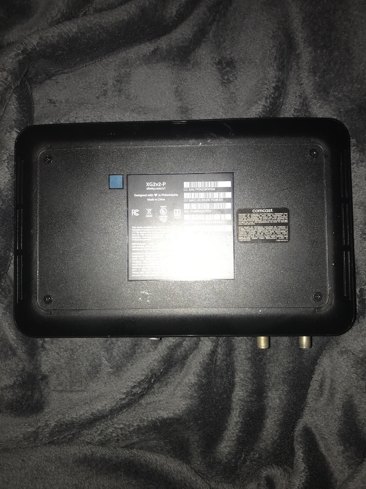 Xfinity XG2v2-P Controller Model Pace PX022ANC