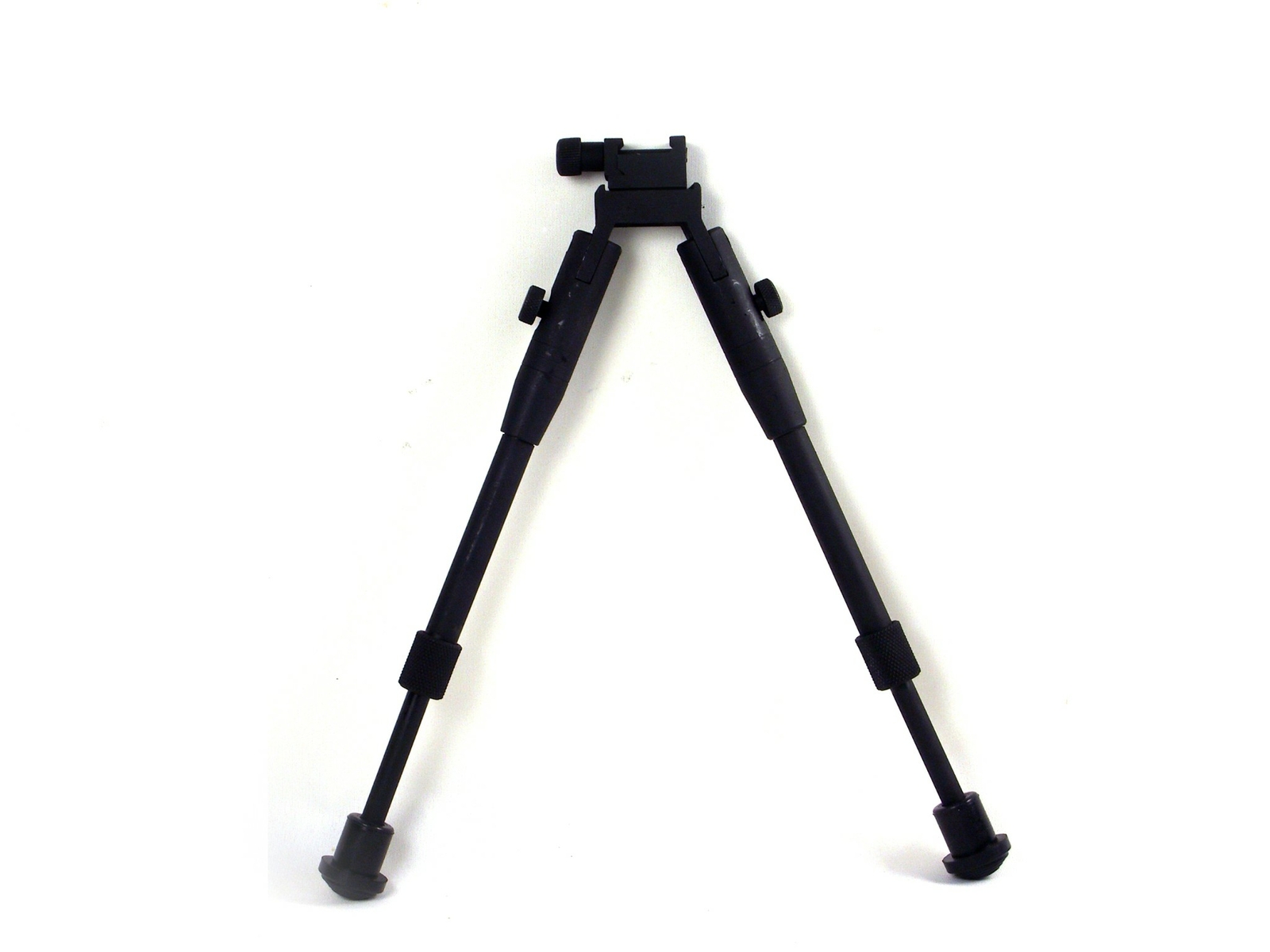 MetalTac Universal Picatinny Rail Mount Adjustable Tactical Rifle Bipod Black