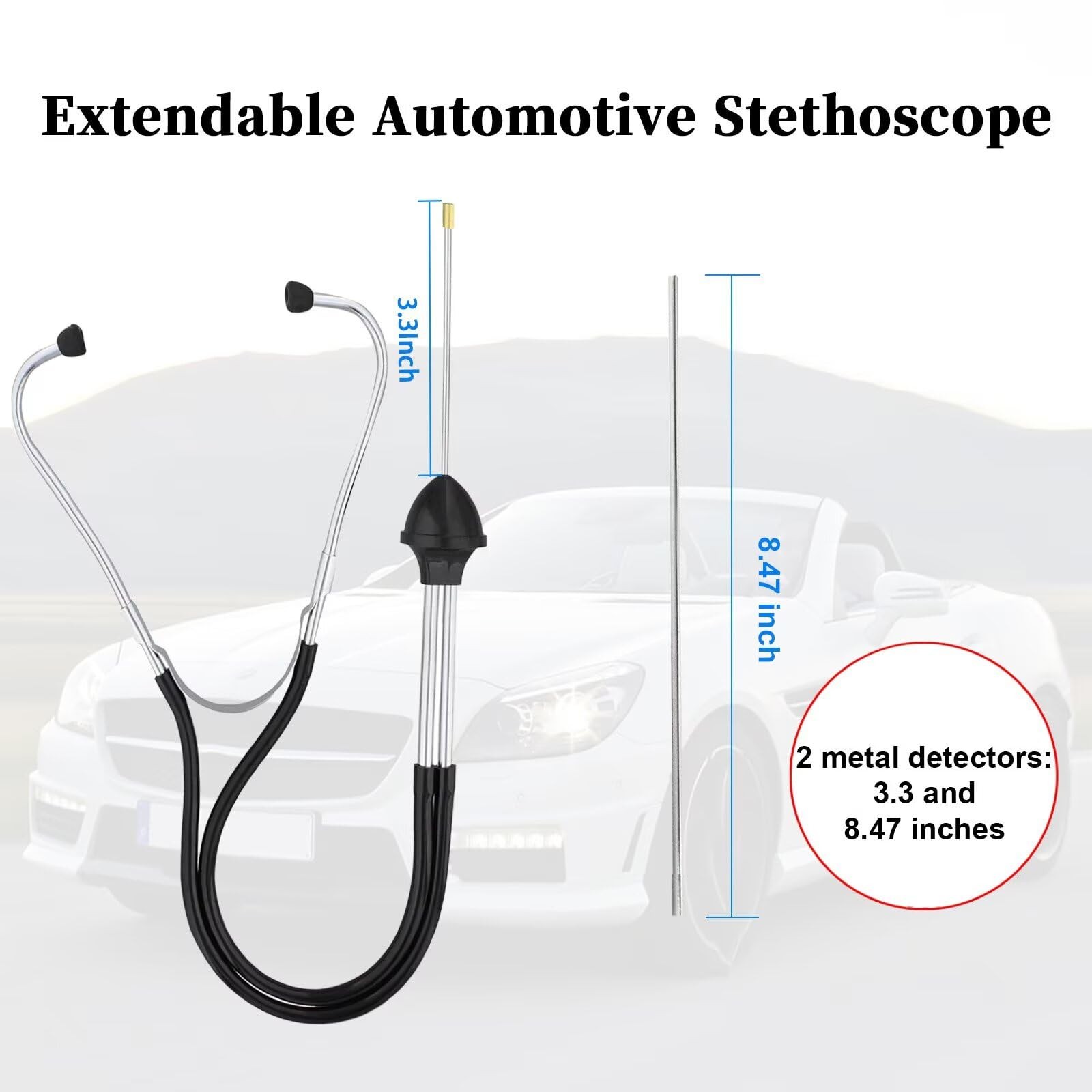 Automotive Mechanic Stethoscope for Engine Diagnostics - Universal Tool
