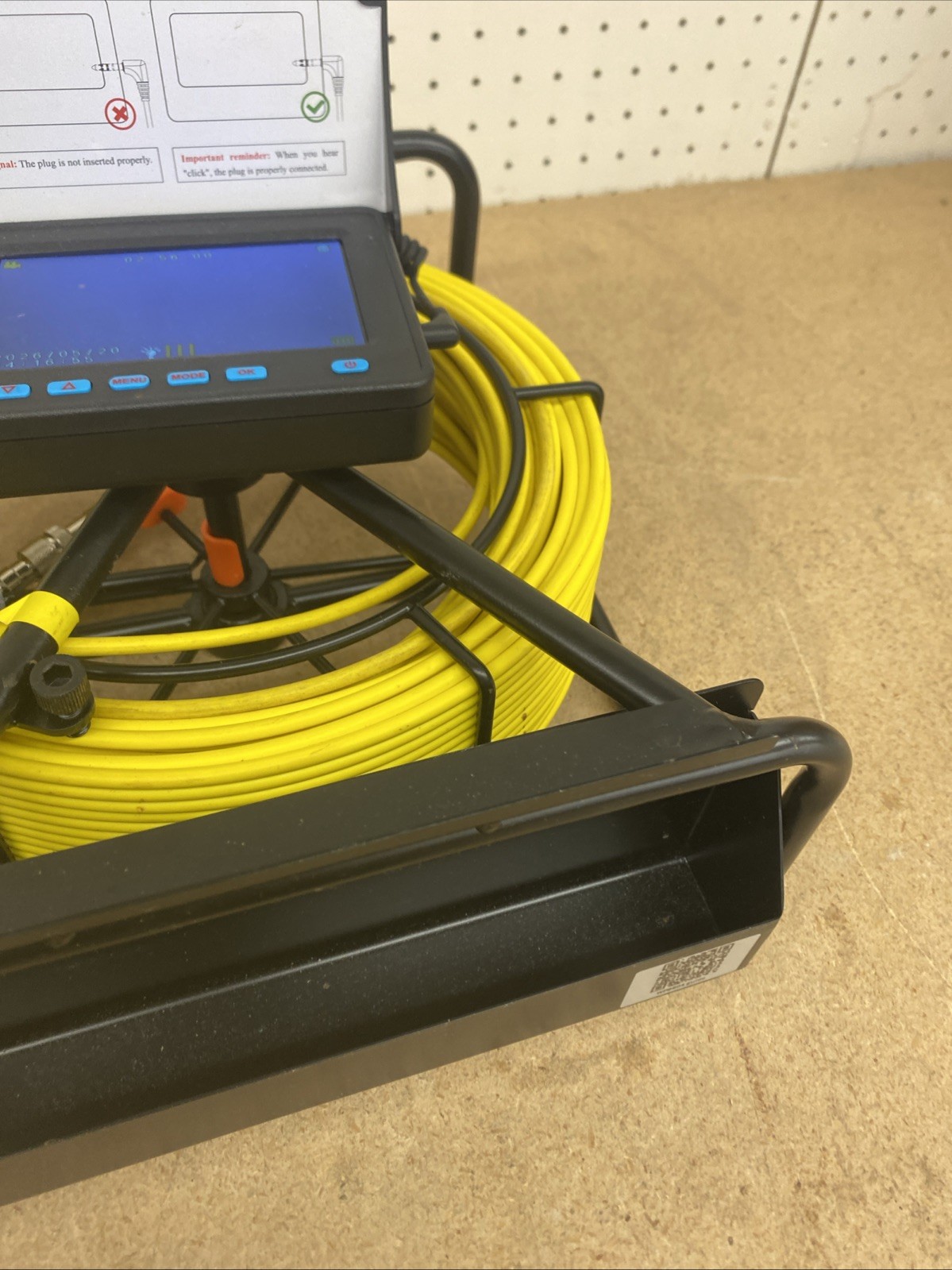 VEVOR Sewer Camera, 164FT 4.3" Screen, Pipeline Inspection Camera