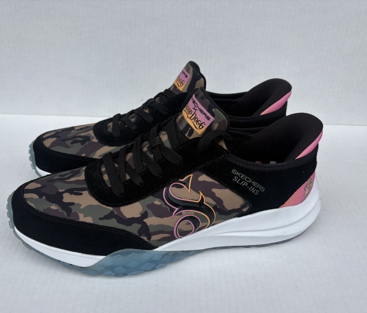 Skechers Slip-Ins x Snoop Dogg “Frenzy / Dr. Bombay” (camo/pink ) Size 10.5