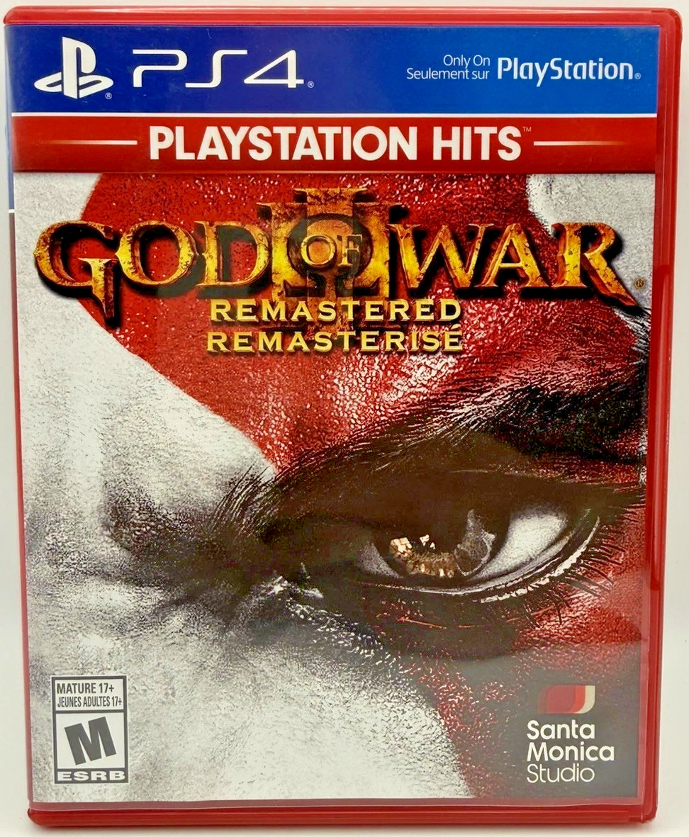 God of War III Remastered (Playstation Hits) PS4 Brand New Game Special (2015)